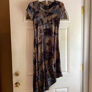 High low tie dye dress